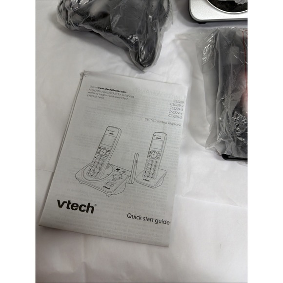 VTech CS5229-2 DECT 6.0 2 Handset Cordless Answering System With Extended Range - Picture 7 of 7